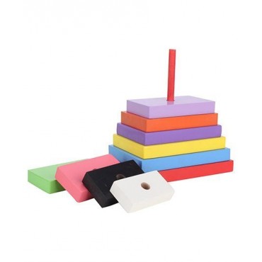 Anindita Toys Stacking Rectangles Towers 9 Pieces